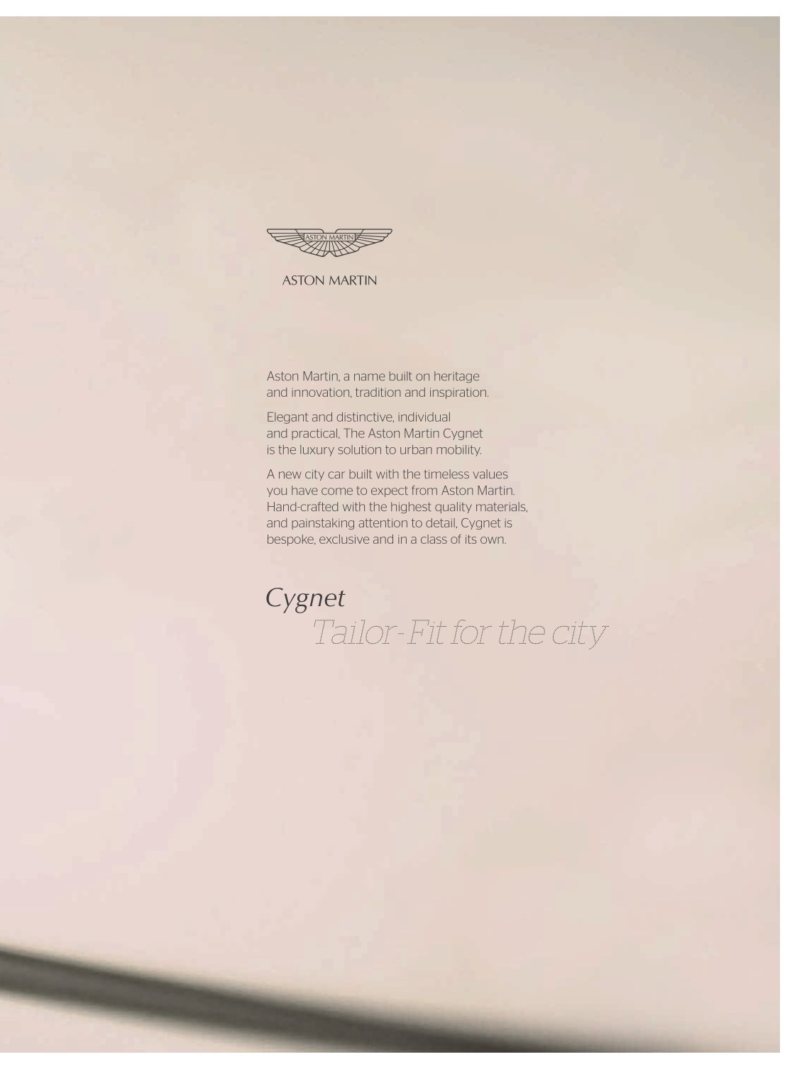 2012 Aston Martin Cygnet Brochure Page 19